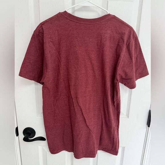 Hurley Maroon Men’s TShirt Size M Logo Heathered Premium Fit - Picture 2 of 4